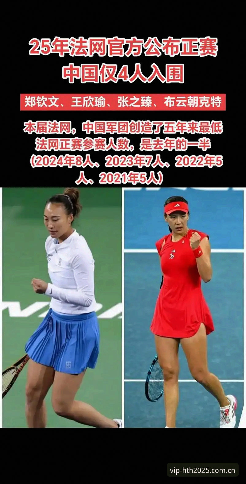 法网女单抽签揭晓：郑钦文保分压力山大，王欣瑜独挑种子大梁